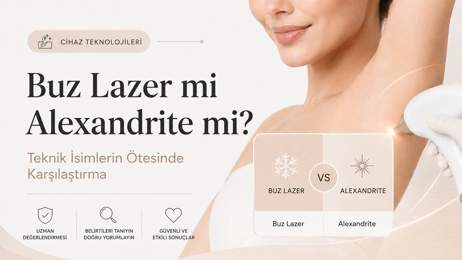 Buz Lazer mi Alexandrite mi? Teknik İsimlerin Ötesinde Karşılaştırma