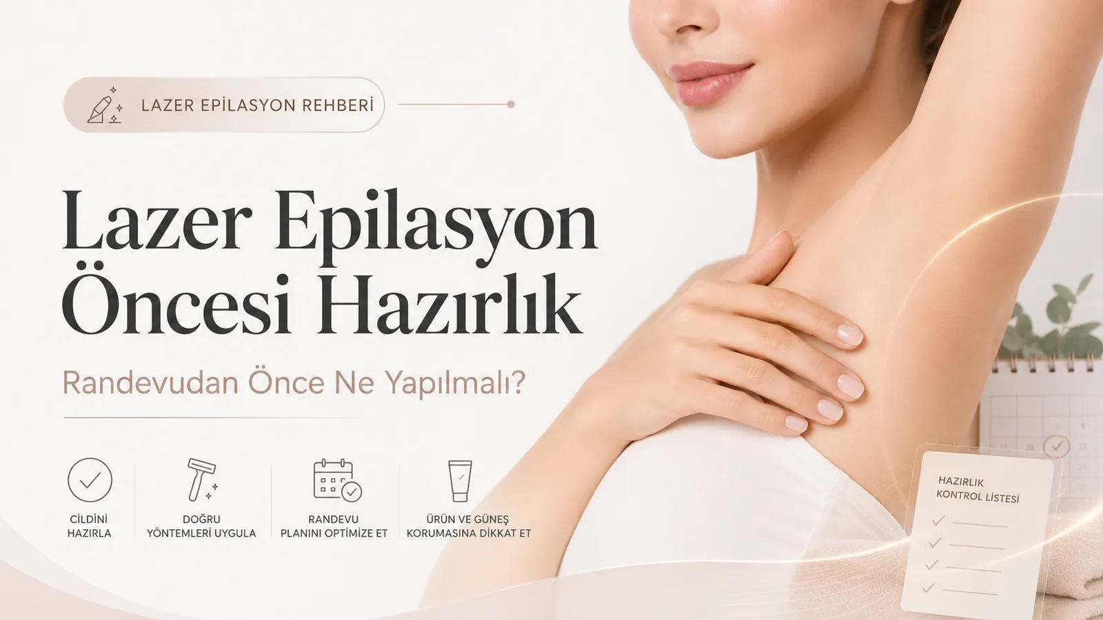 Lazer Epilasyon Öncesi Hazırlık: Randevudan Önce Ne Yapılmalı?