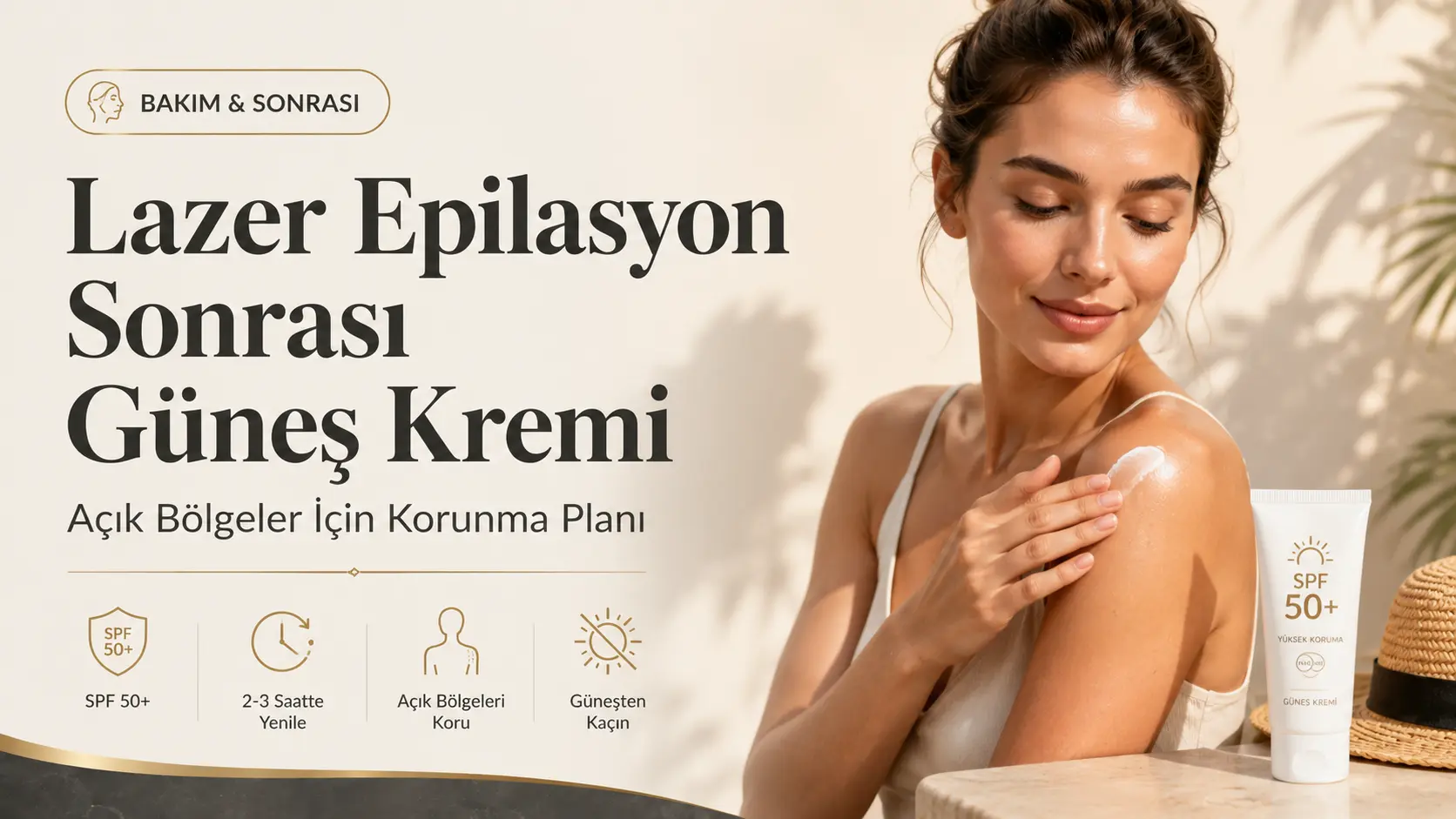 Lazer Epilasyon Sonrası Güneş Kremi: Açık Bölgeler İçin Korunma Planı